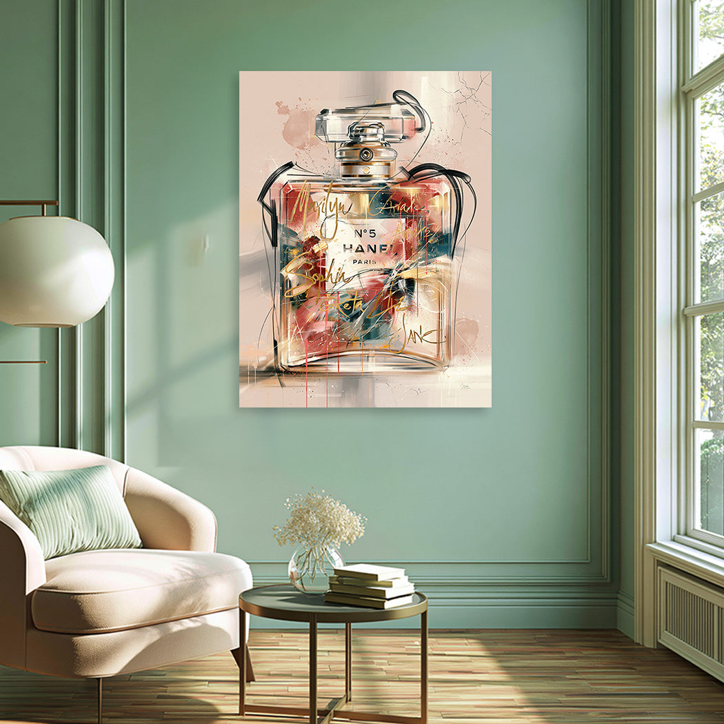 Parfum No. 5 Alu Dibond Wandbild