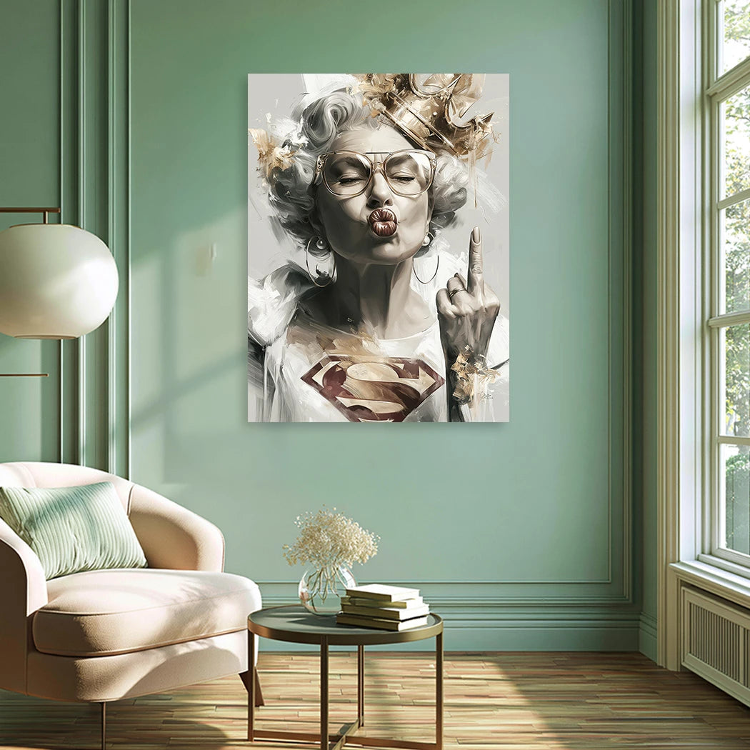 Queen Supreme Alu Dibond Wandbild