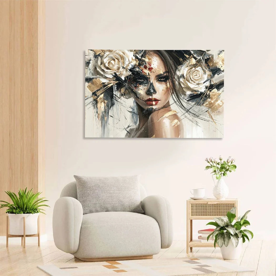 La Catrina Dark Romance AluDibond Wandbild