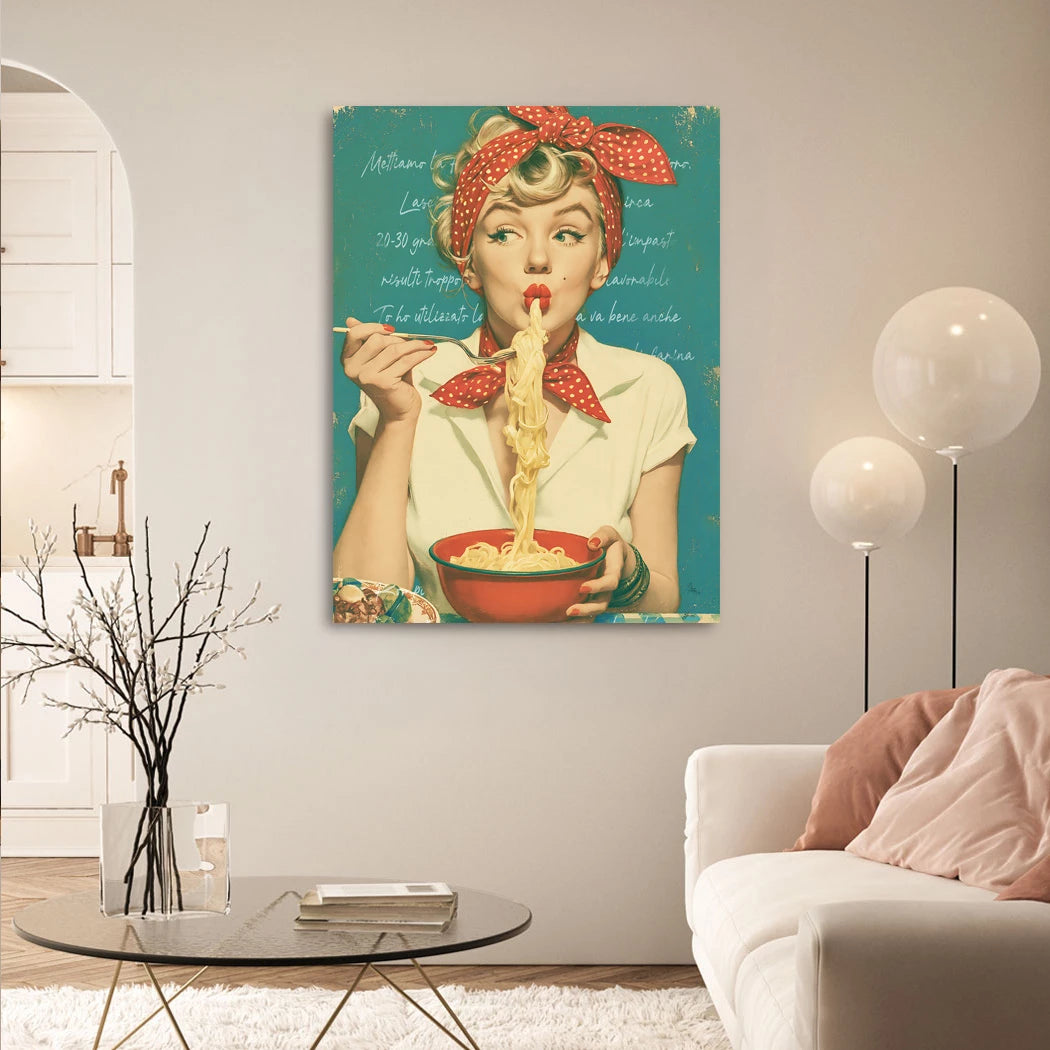 Marilyn Monroe Dolce Leinwand Bild