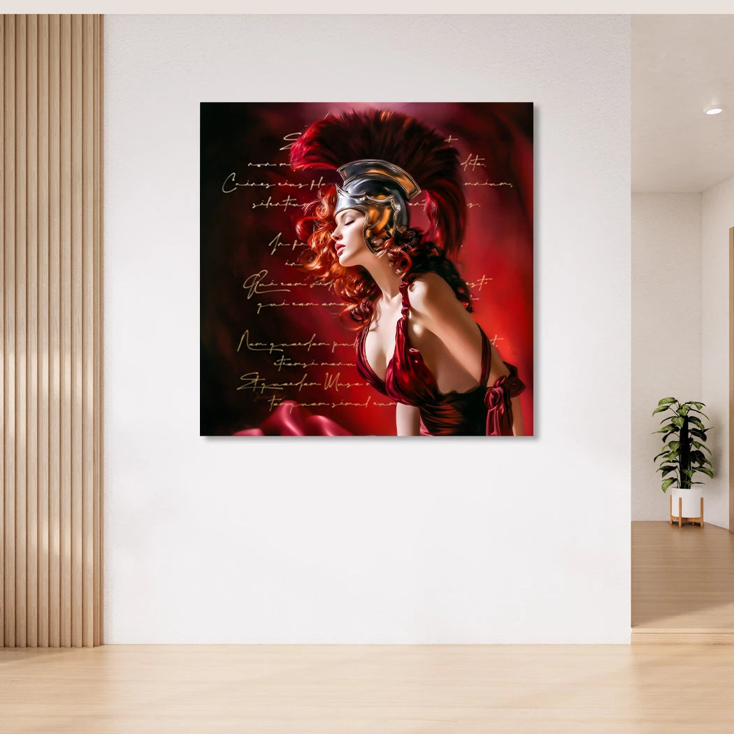 Venus in Rot Acrylglasbild