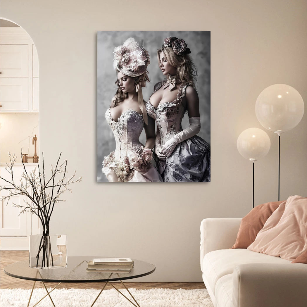 Rosen Damen Alu Dibond Wandbild