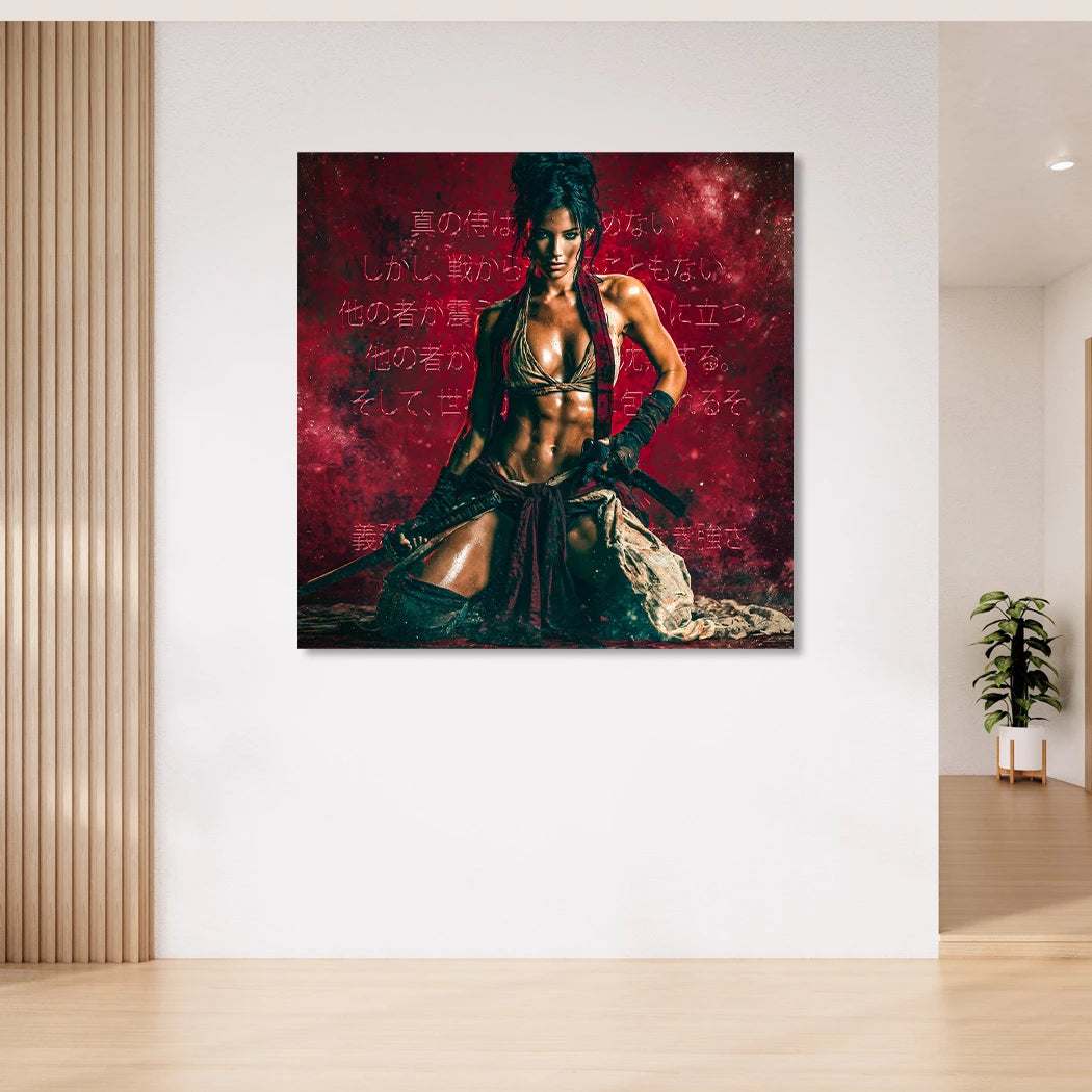 Rote Ronin Acrylglasbild