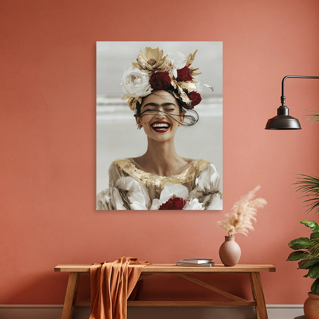 Frida Sonnenglück Alu Dibond Wandbild