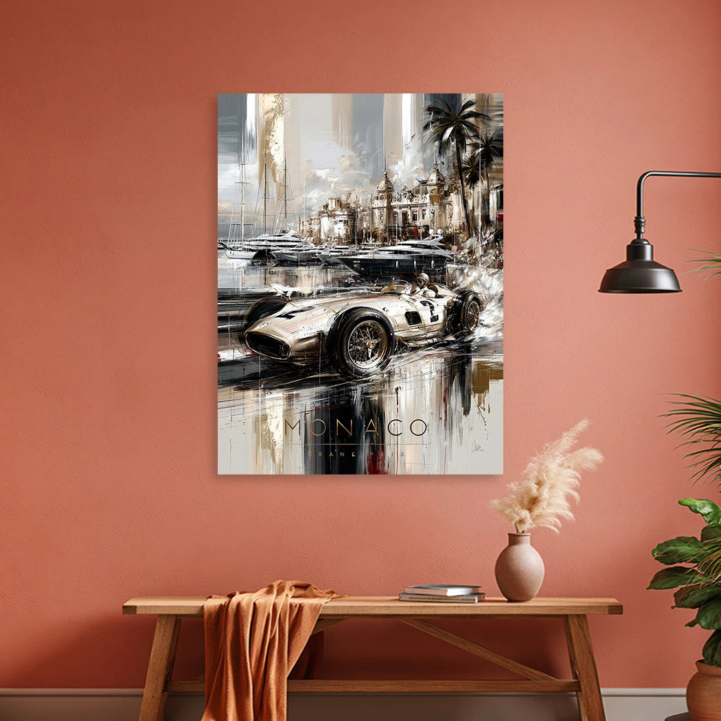 Monaco Pole Position Alu Dibond Wandbild