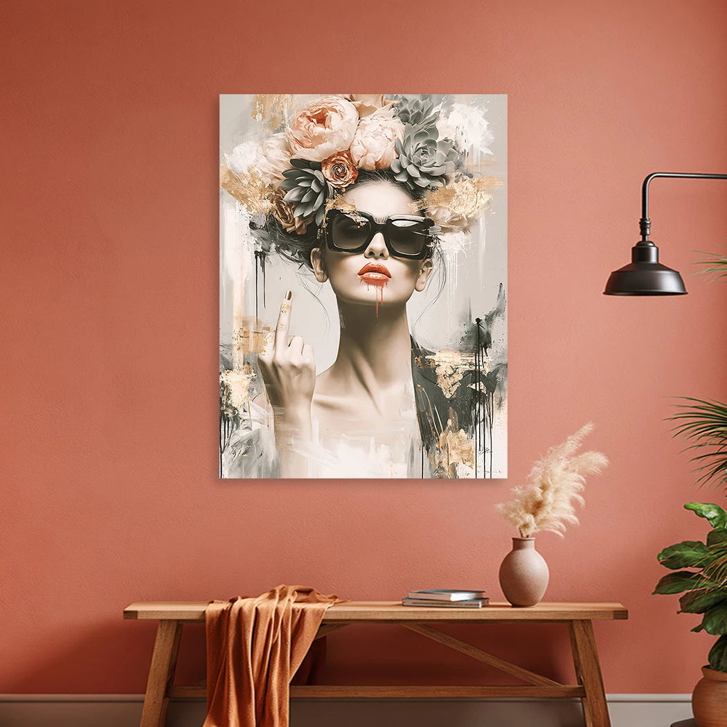 Frida Kahlo Statement Alu Dibond Wandbild