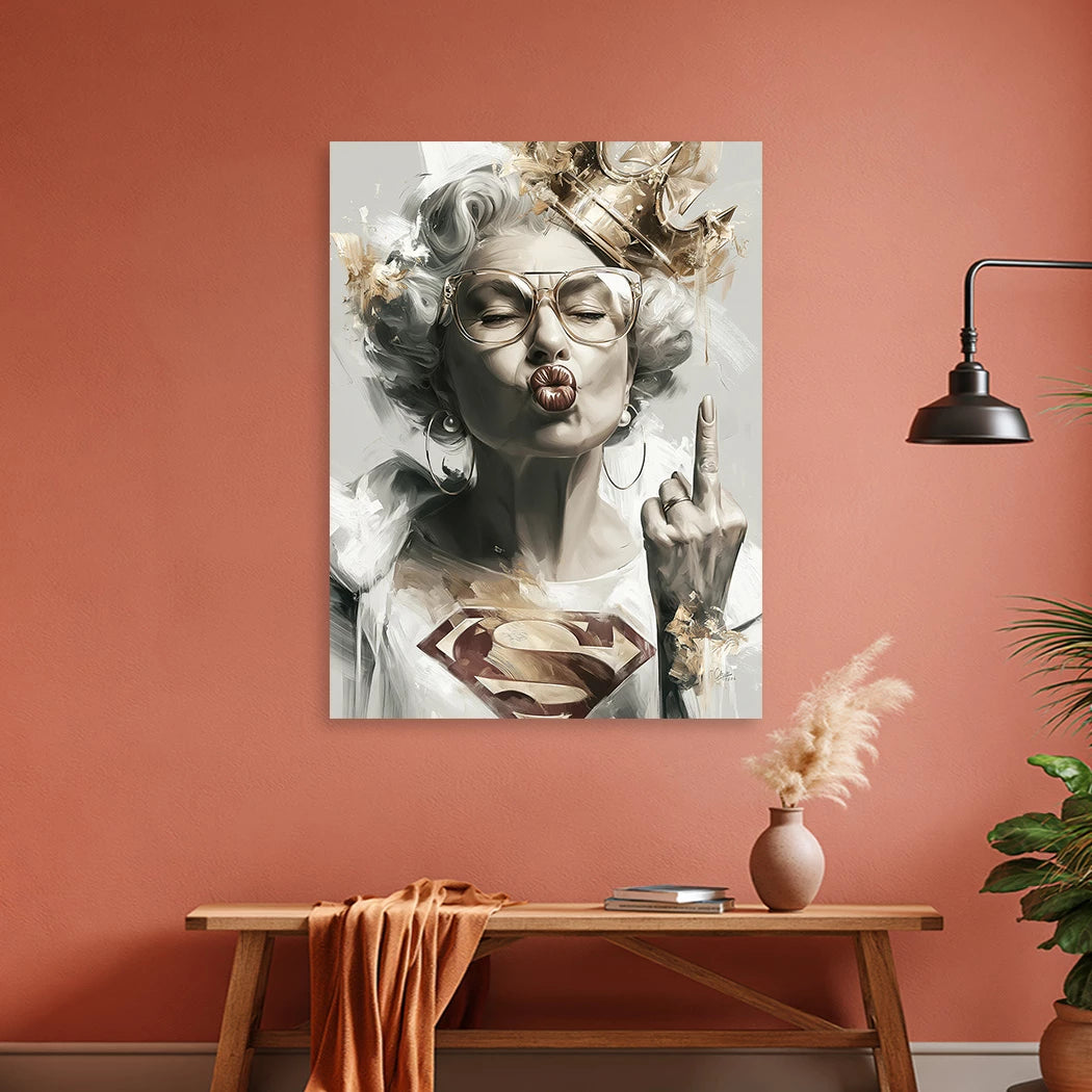 Queen Supreme Alu Dibond Wandbild