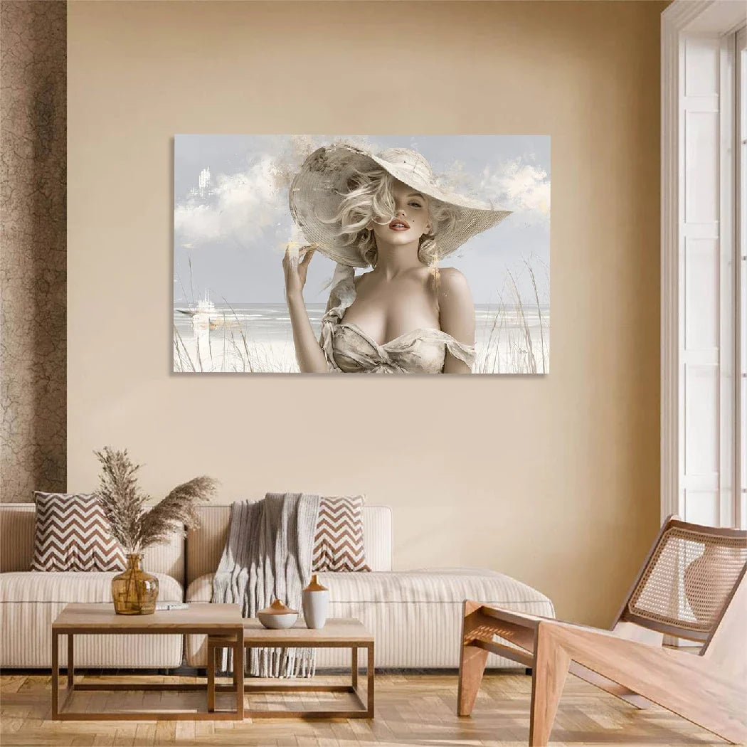 Marilyn Monroe Riviera AluDibond Wandbild