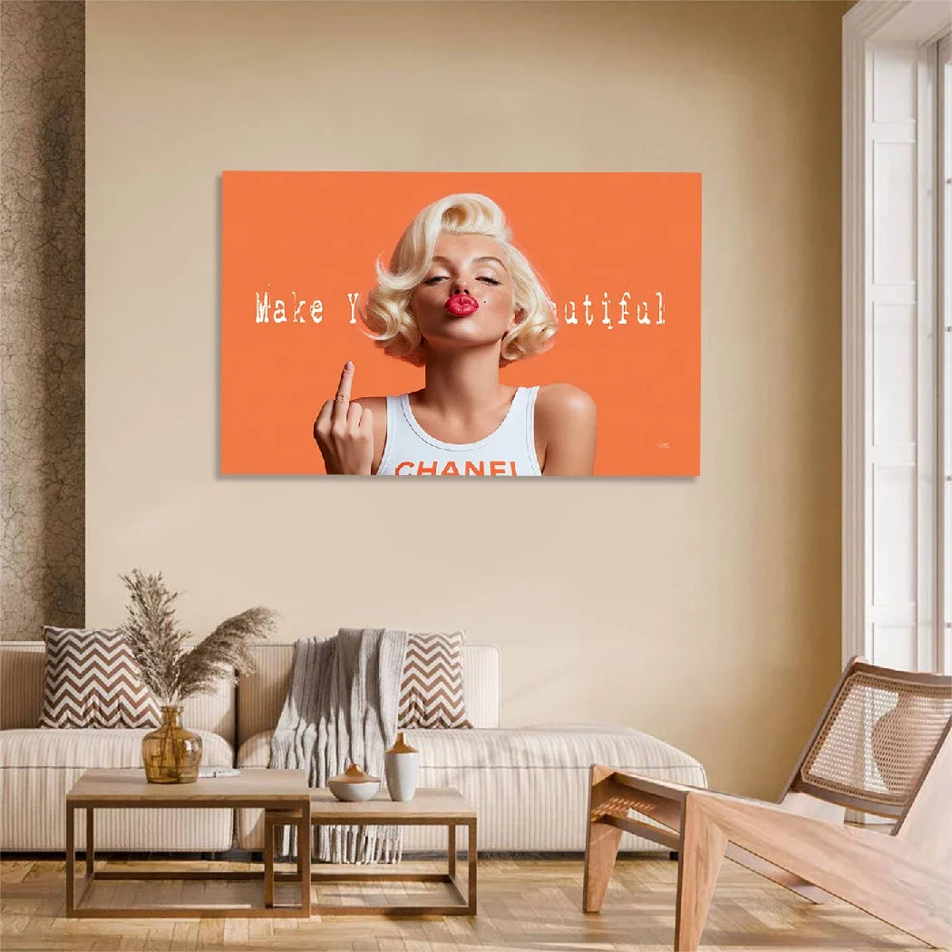 Marilyn Monroe Beautiful AluDibond Wandbild