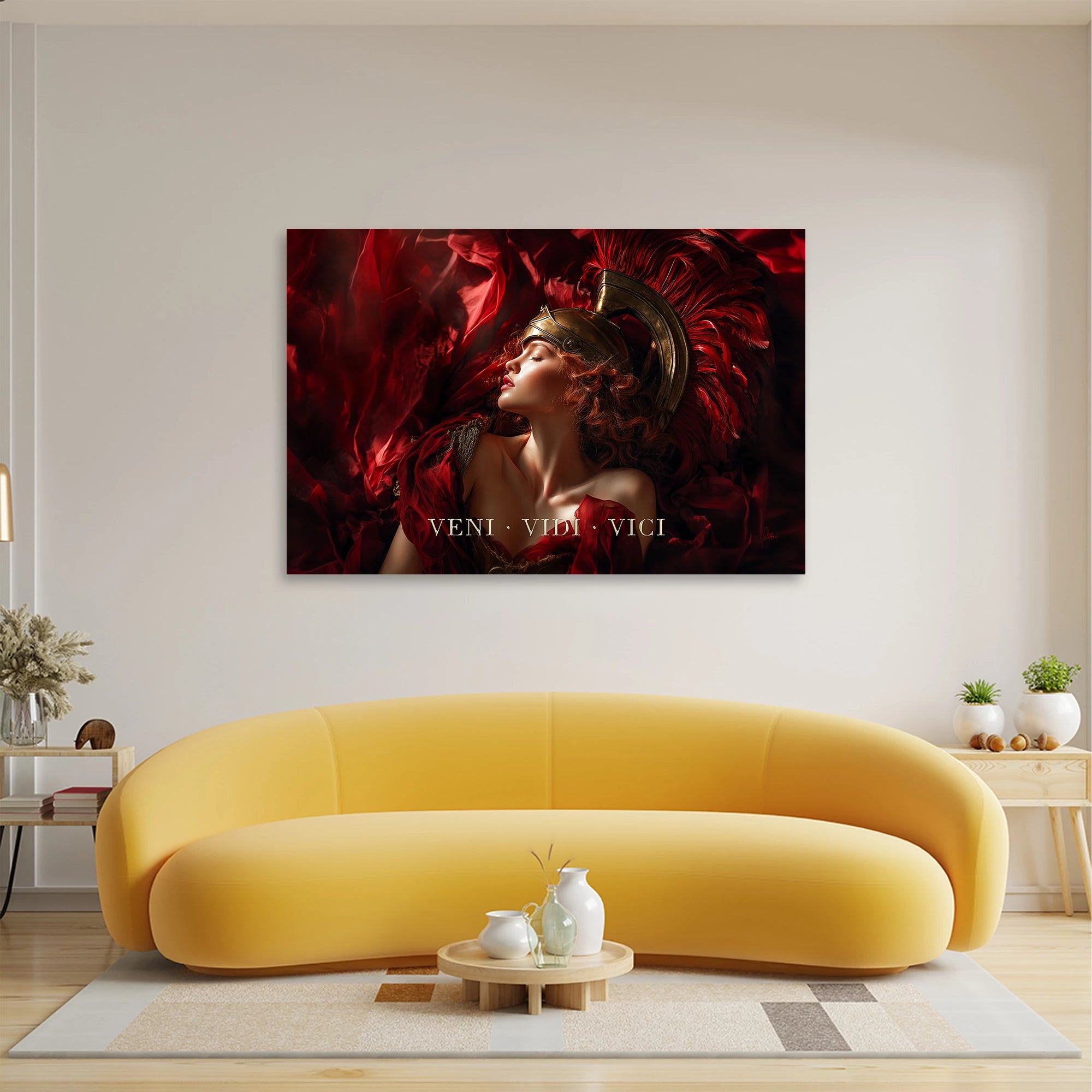 Veni Vidi Vici Leinwand Bild