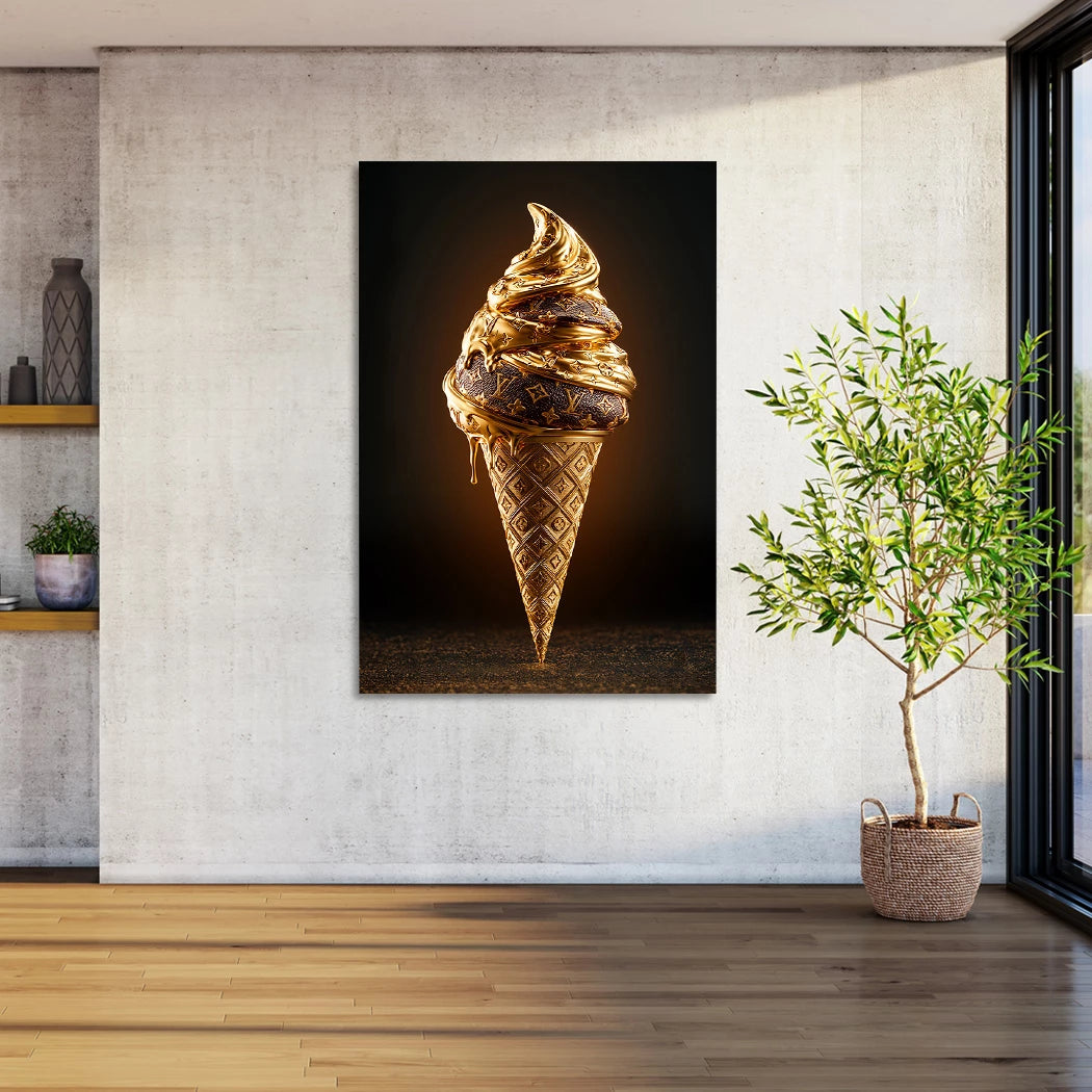 Fashion Eis Alu Dibond Wandbild