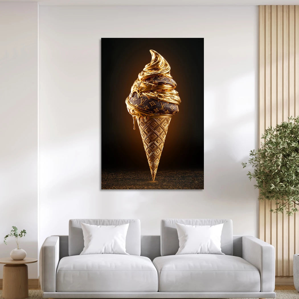 Fashion Eis Alu Dibond Wandbild