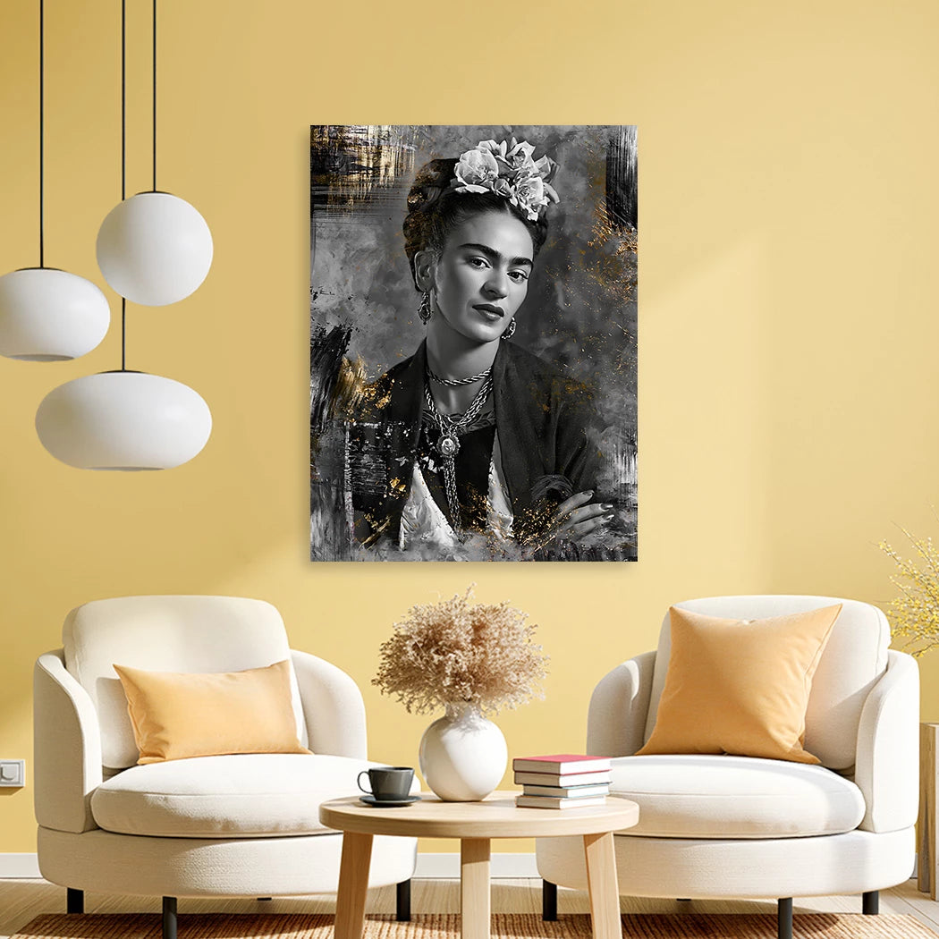 Frida Kahlo Velvet Alu Dibond Wandbild
