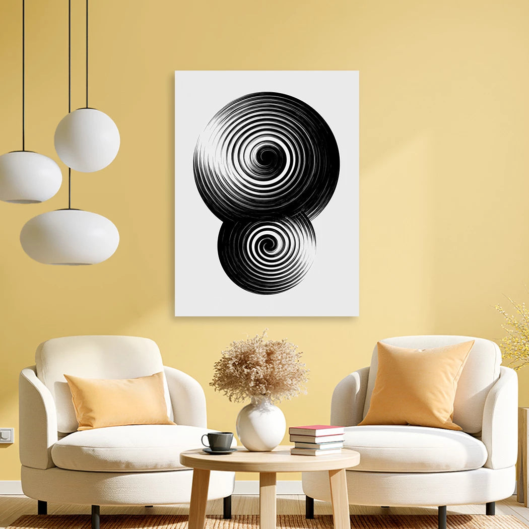 Spiral Harmonie Alu Dibond Wandbild