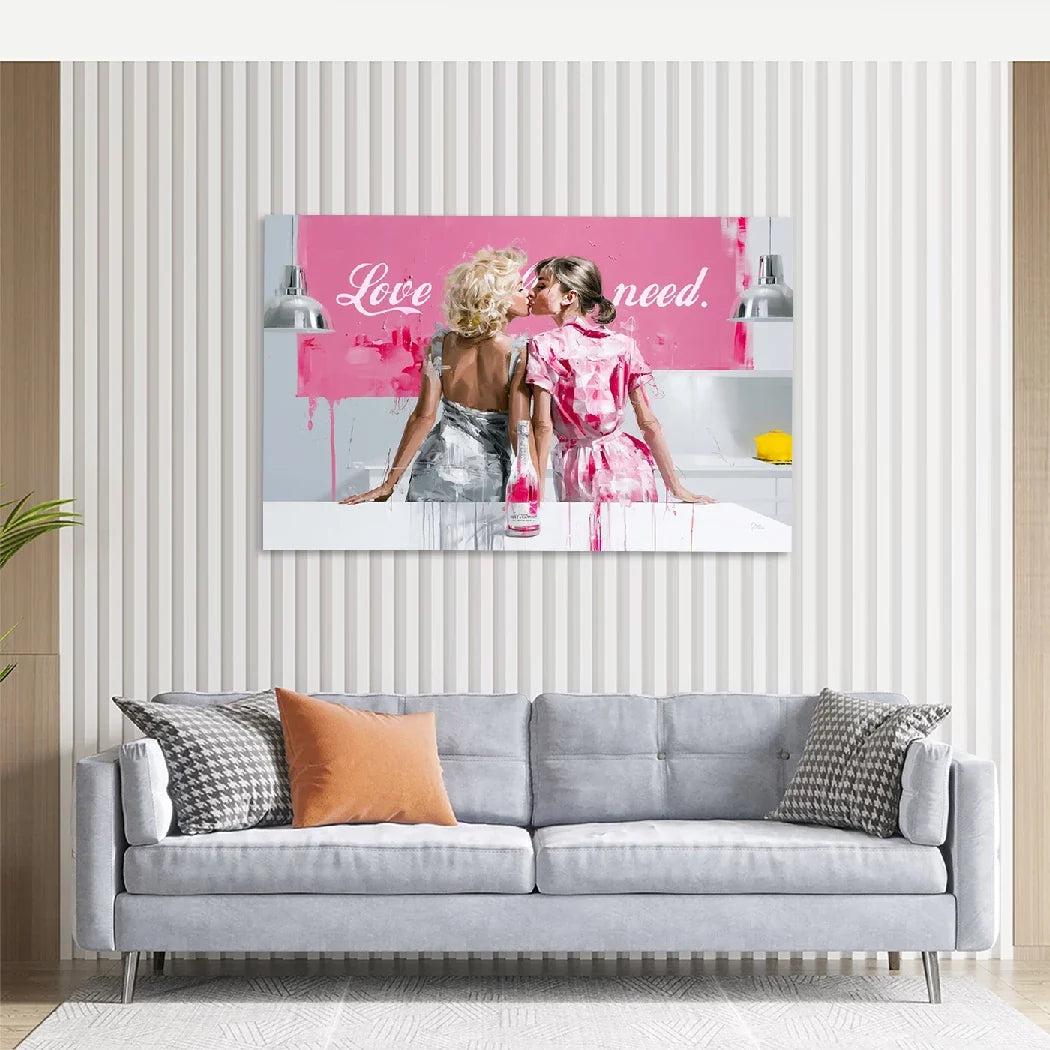 Audrey Hepburn und Marilyn Monroe AluDibond Wandbild