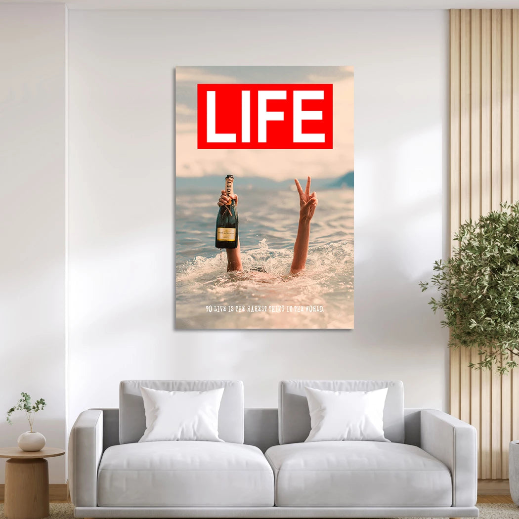 Life Moment Alu Dibond Wandbild