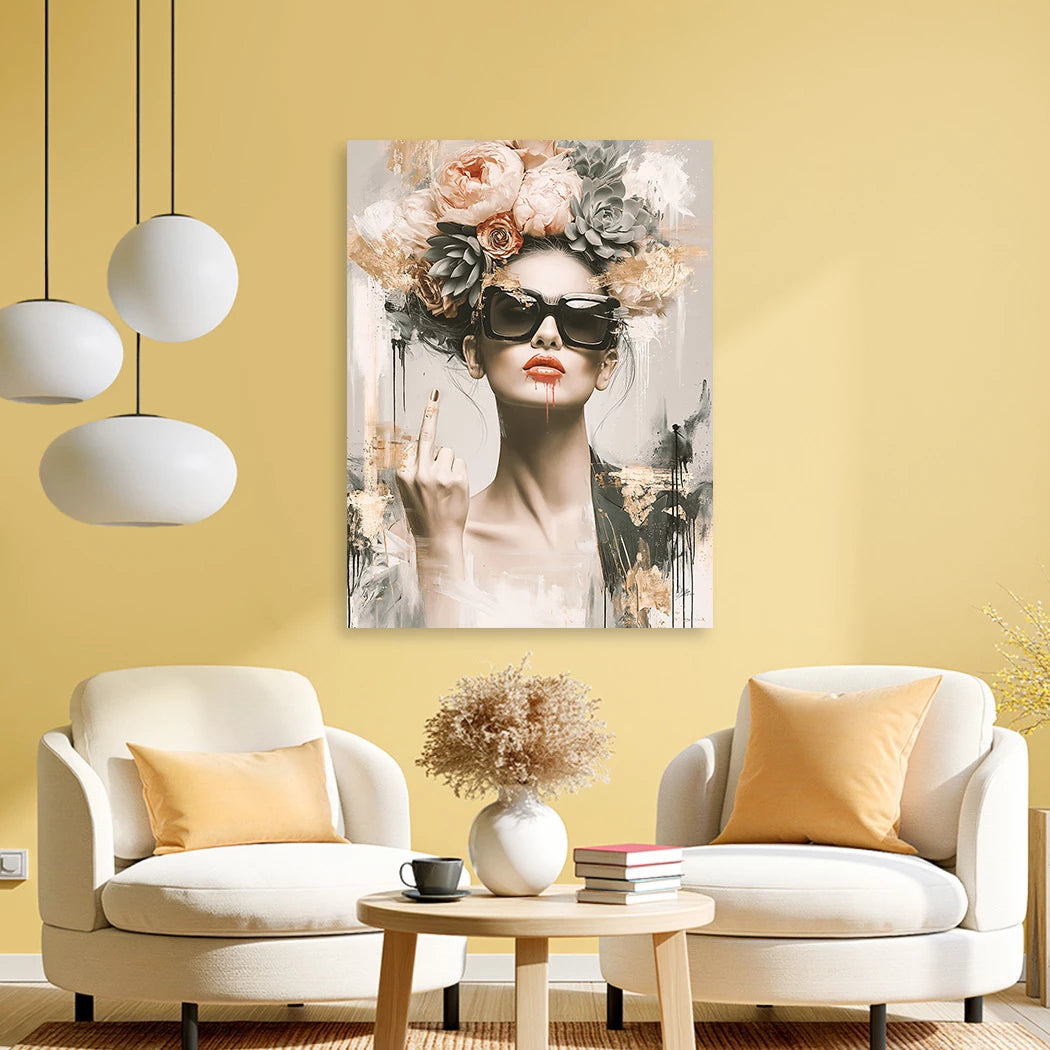 Frida Kahlo Statement Alu Dibond Wandbild