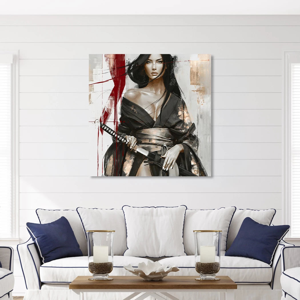 Scarlet Katana Alu Dibond Wandbild