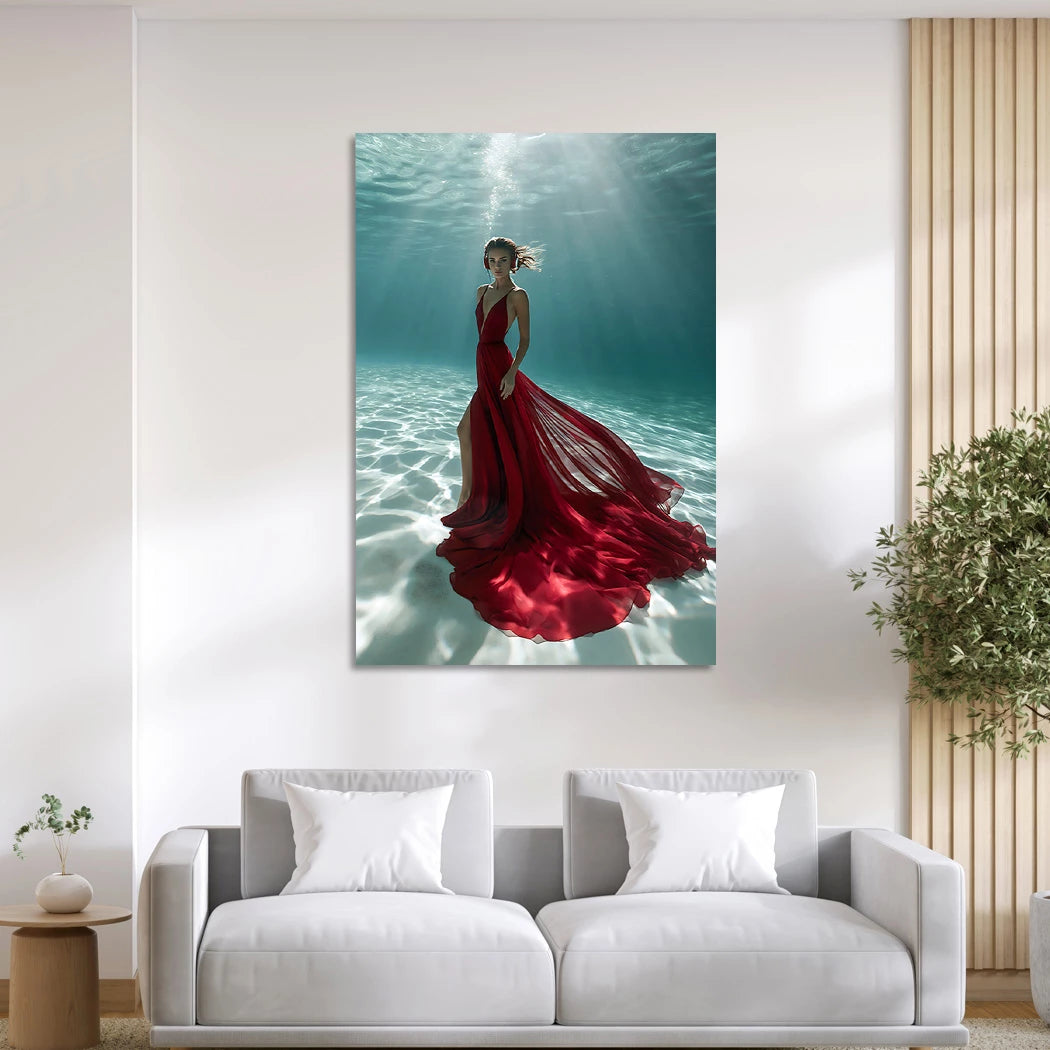 Unterwasser Sinfonie Alu Dibond Wandbild