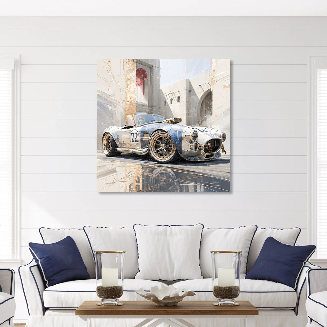 AC Cobra Velocity Alu Dibond Wandbild