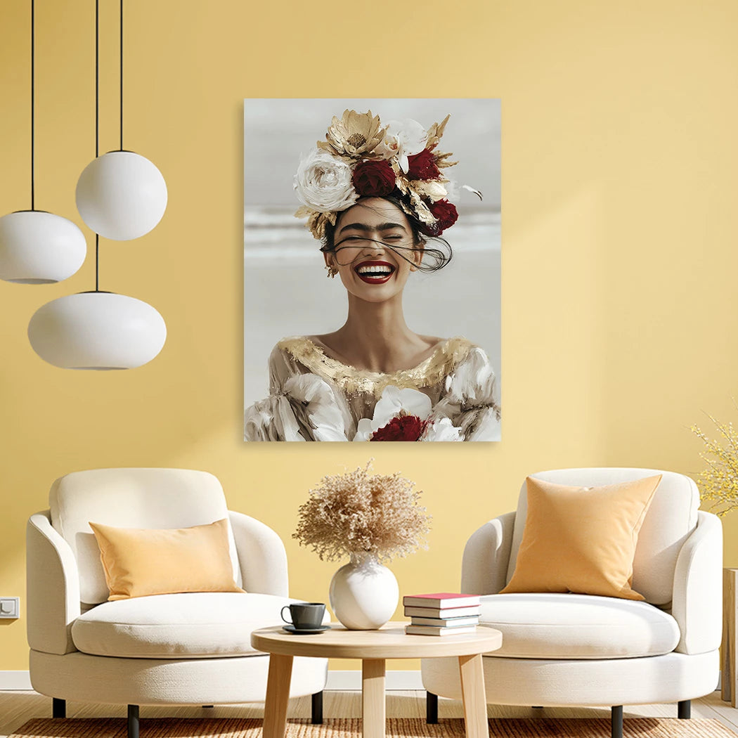 Frida Sonnenglück Alu Dibond Wandbild