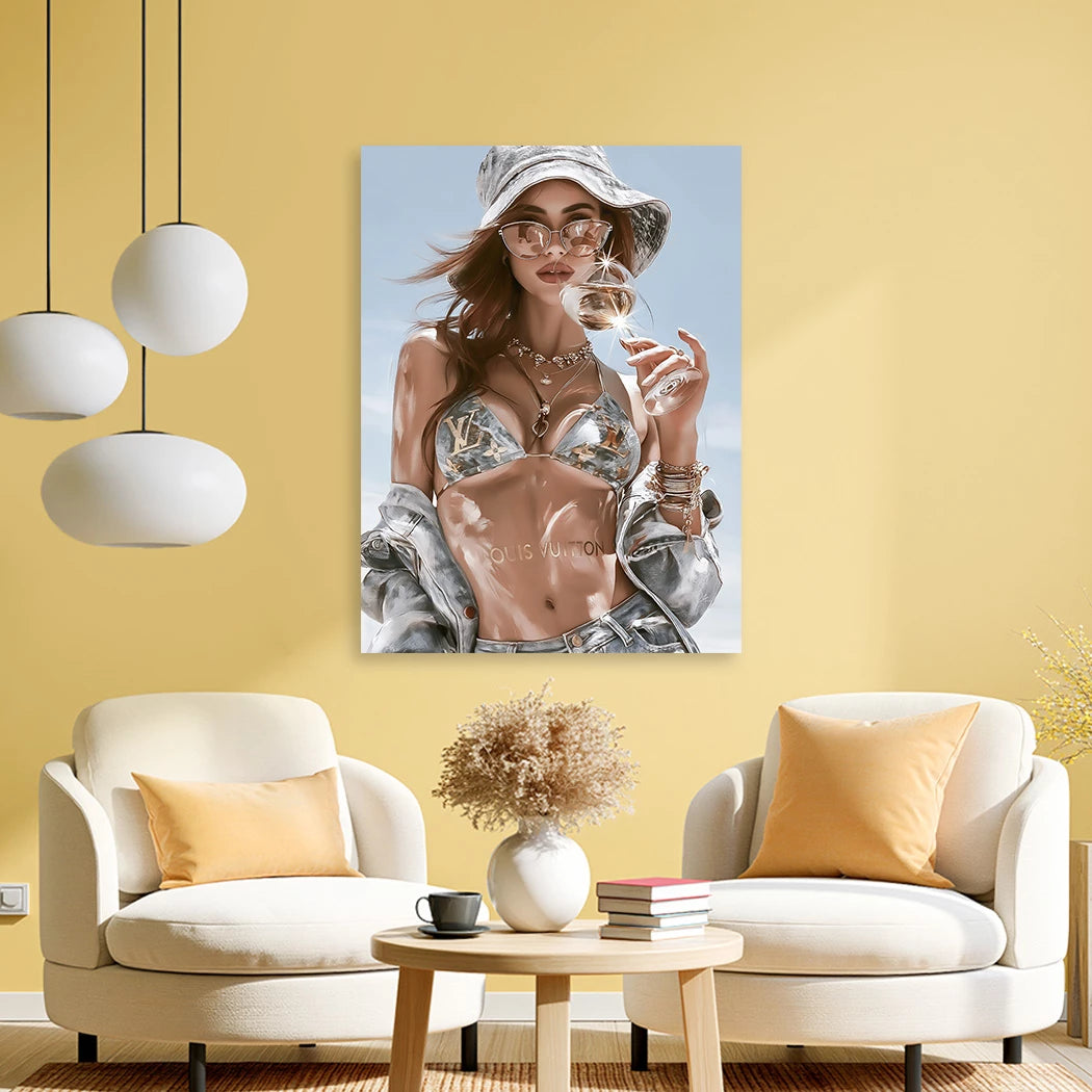 Louis Summer Alu Dibond Wandbild
