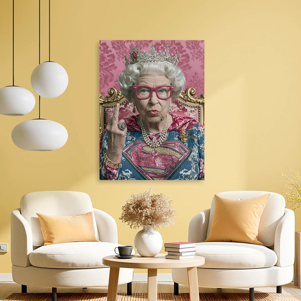 Queen Royale Alu Dibond Wandbild
