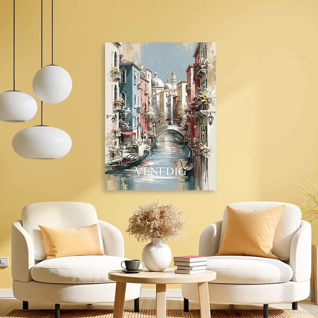 Venedig Serenata Alu Dibond Wandbild