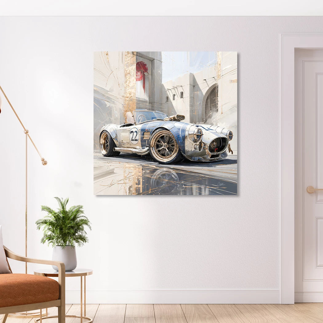 AC Cobra Velocity Alu Dibond Wandbild