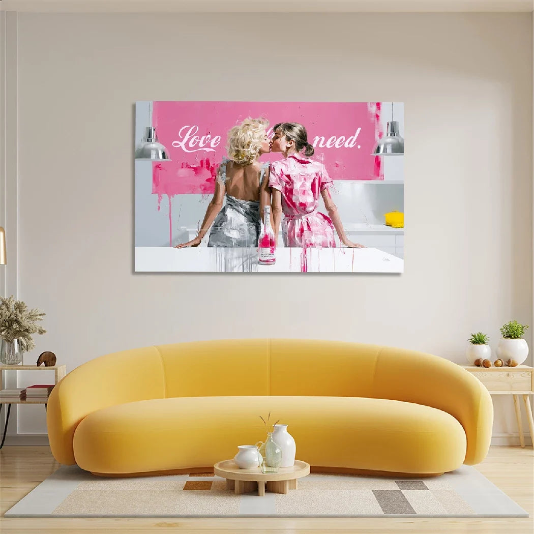 Audrey Hepburn und Marilyn Monroe Aluminiumbild gebürstet
