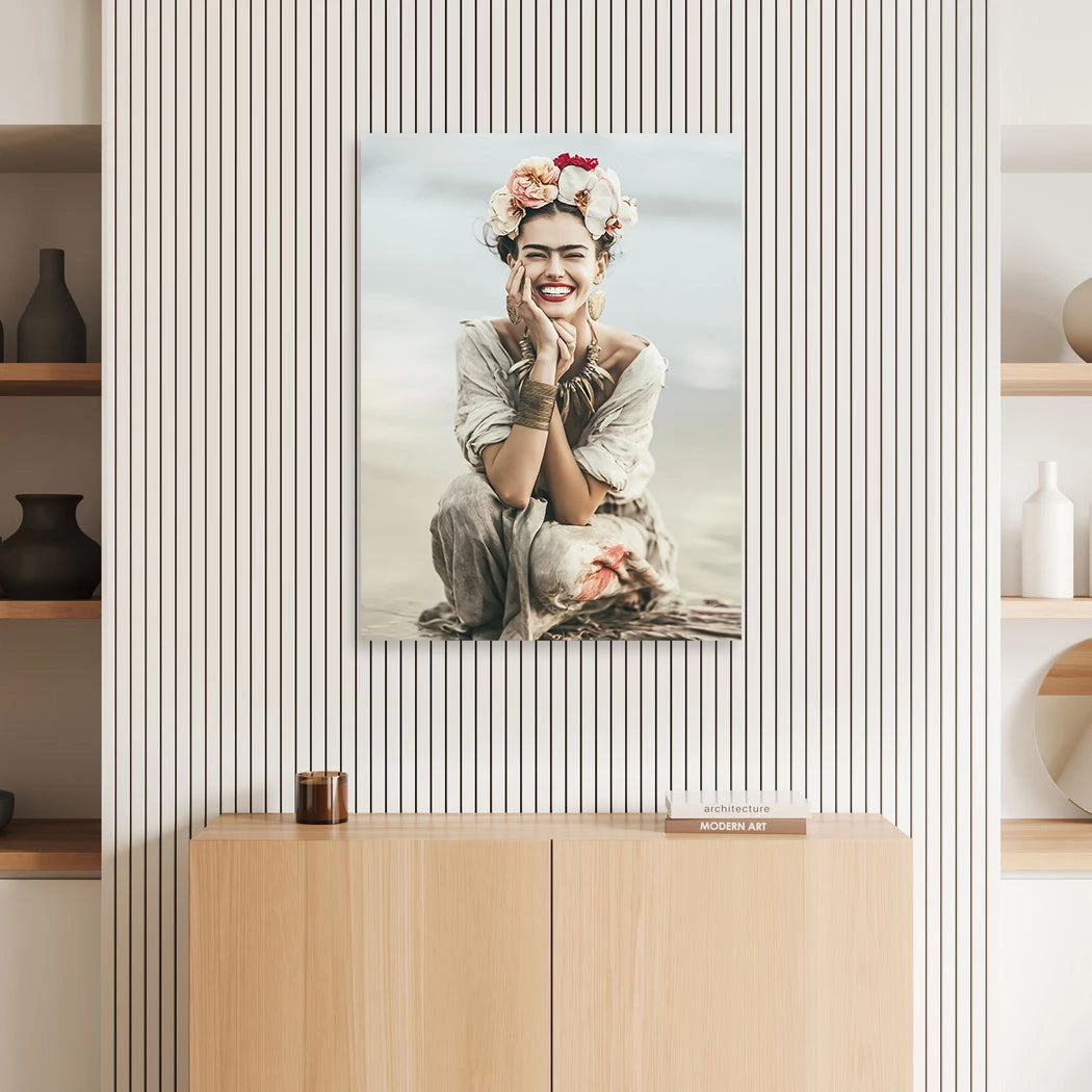 Frida Kahlo Summer Aluminiumbild gebürstet