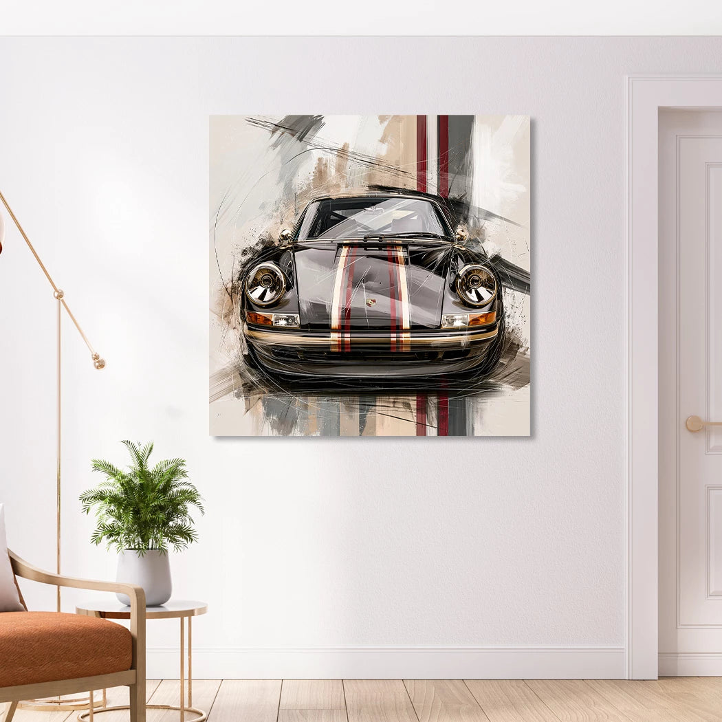 Porsche 911 Noble Alu Dibond Wandbild