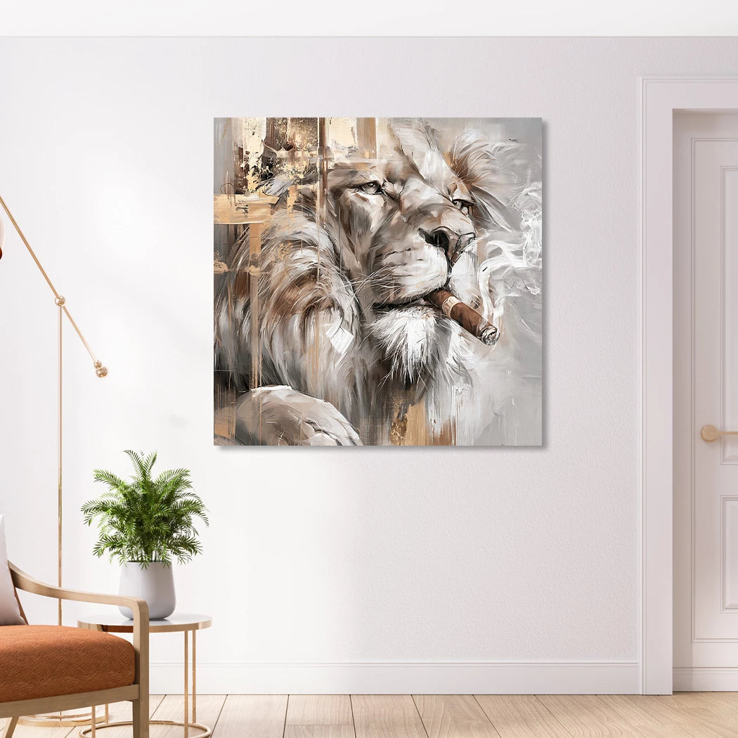 Royal Lion Leinwand Bild