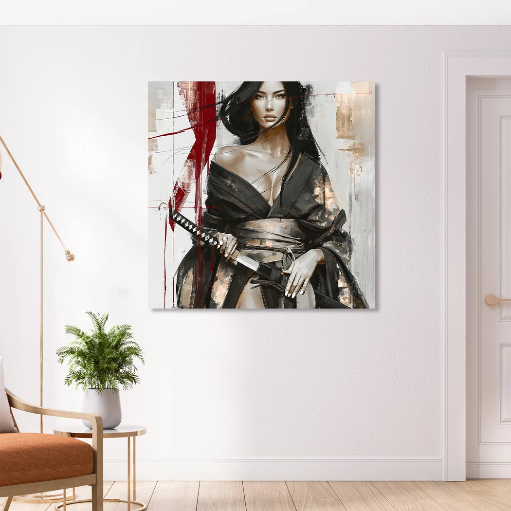 Scarlet Katana Leinwand Bild