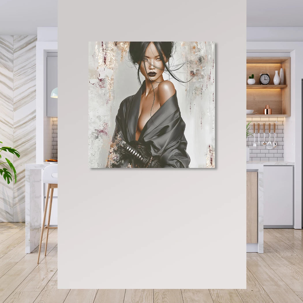 Velvet Katana Alu Dibond Wandbild
