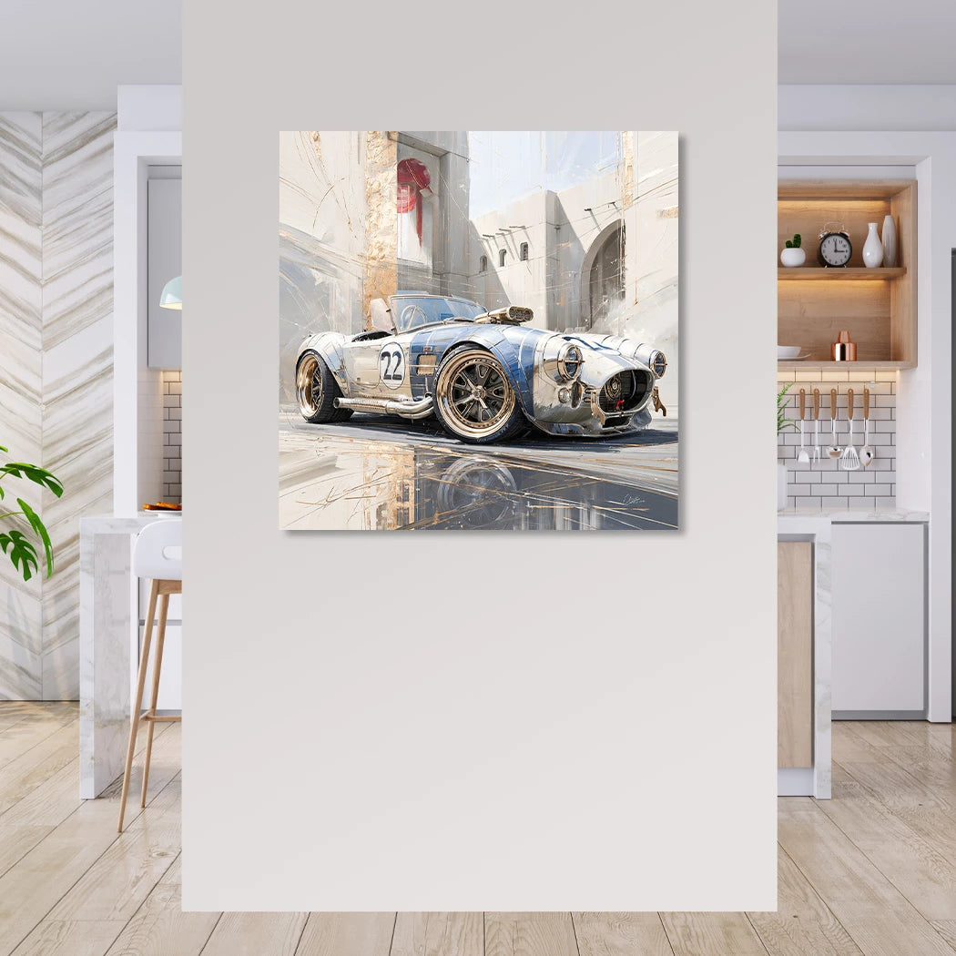 AC Cobra Velocity Alu Dibond Wandbild