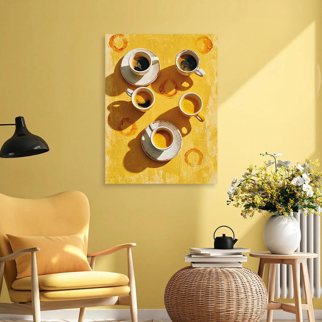 Espresso Atelier Aluminiumbild gebürstet