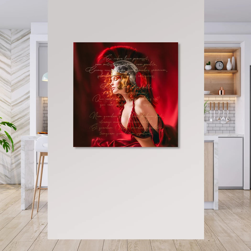 Römische Verführerin Alu Dibond Wandbild