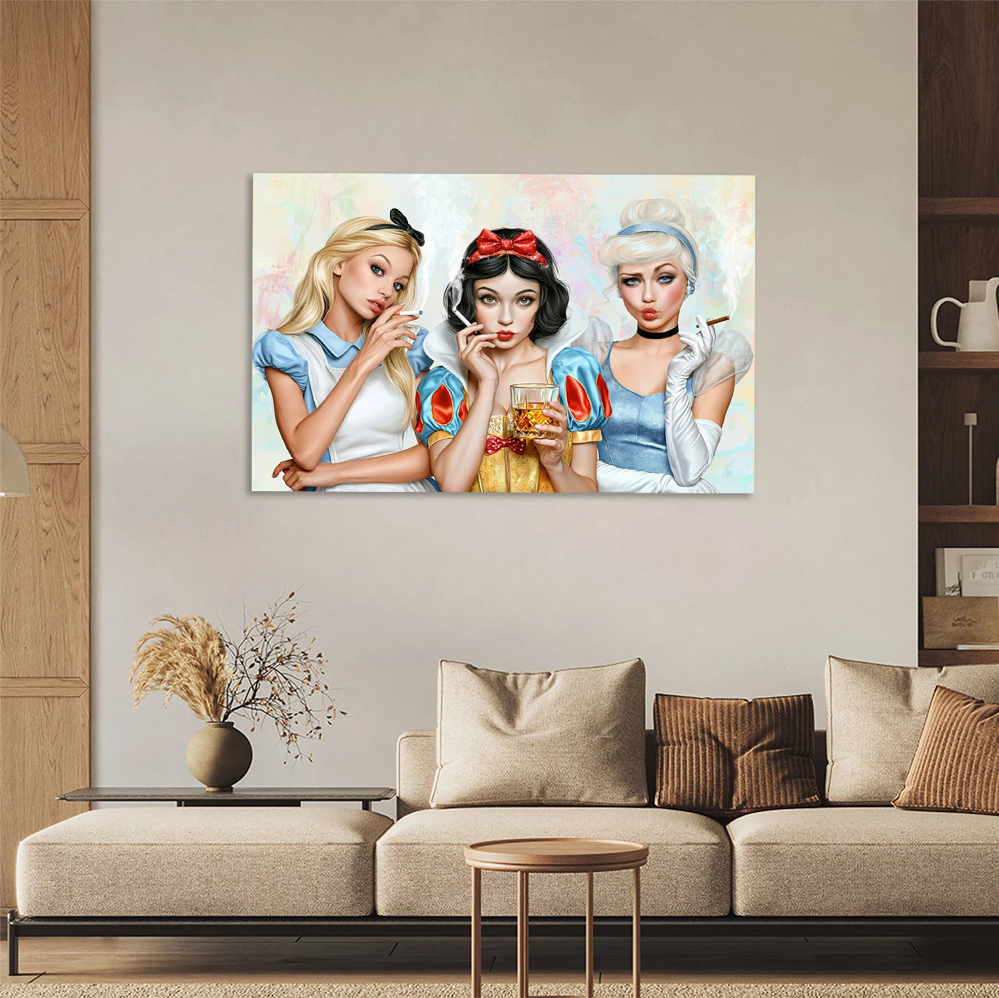 Cinderella & Co. Aluminiumbild gebürstet