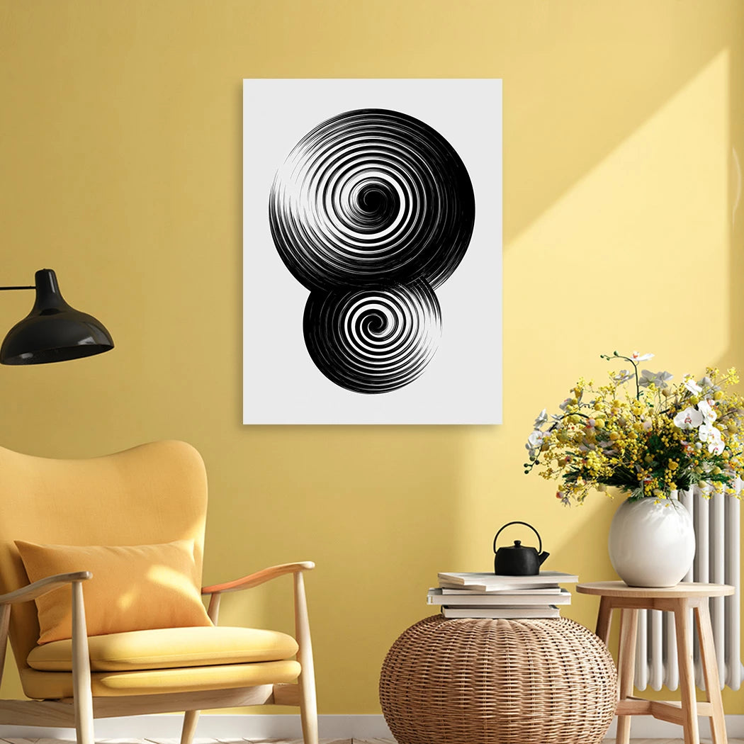 Spiral Harmonie Leinwand Bild
