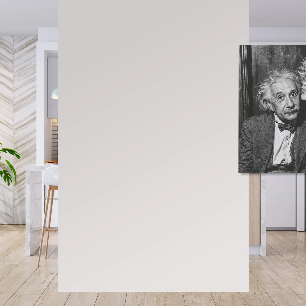Einstein Monroe Secret Alu Dibond Wandbild