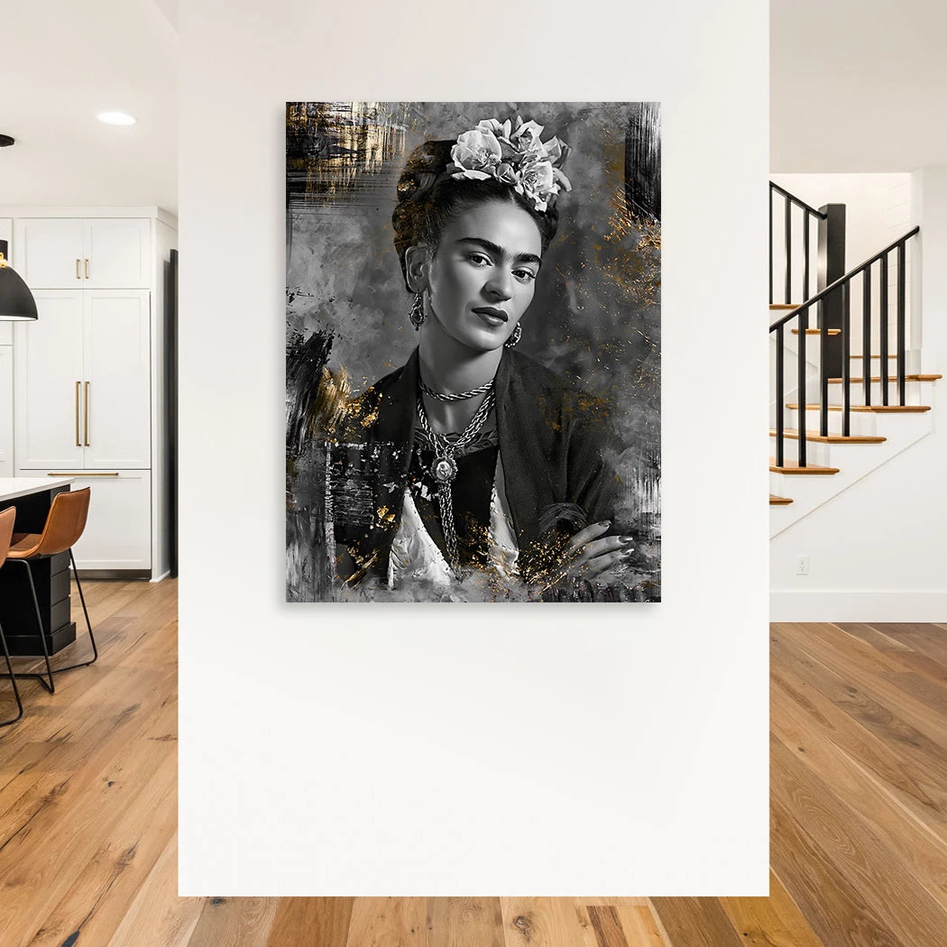 Frida Kahlo Velvet Aluminiumbild gebürstet