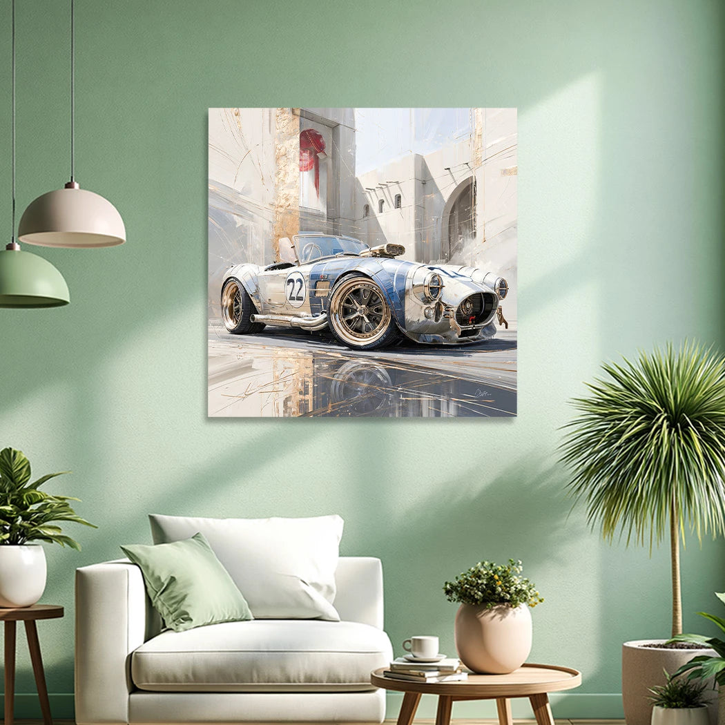 AC Cobra Velocity Aluminiumbild gebürstet