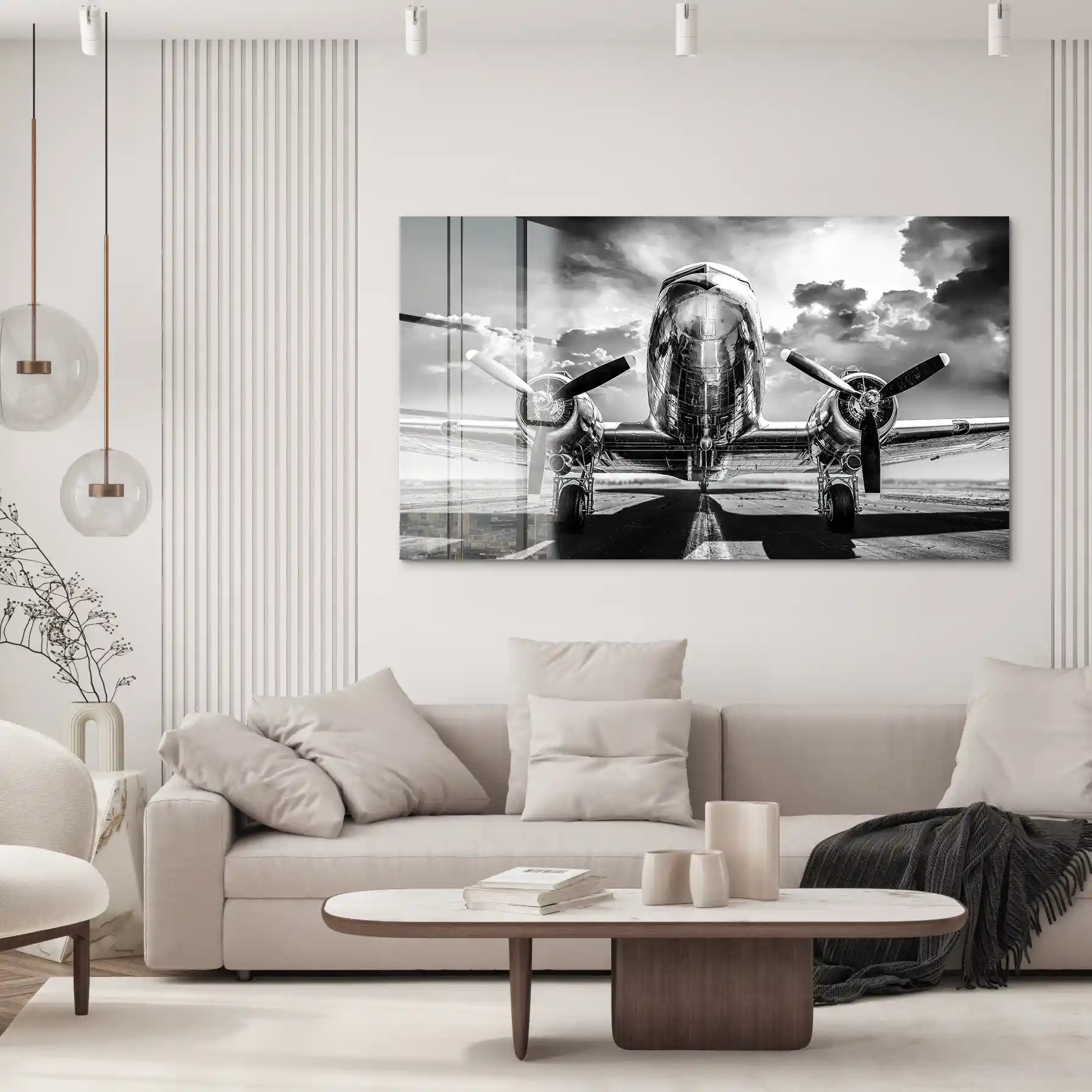 DC3 Flugzeug Acrylglas Bild INGALERIE