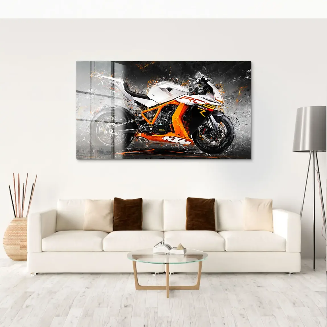 KTM RC8 Abstrakt Acrylglas Bild