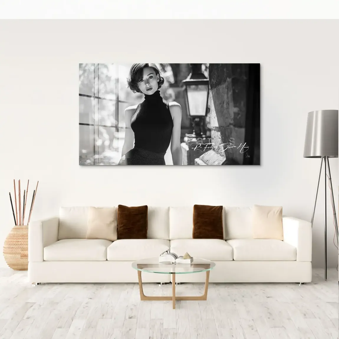 Audrey Hepburn Paris Elegance Acrylglas Bild