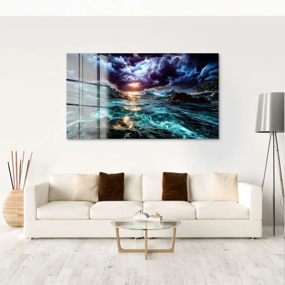 Ocean Storm Acrylglas Bild