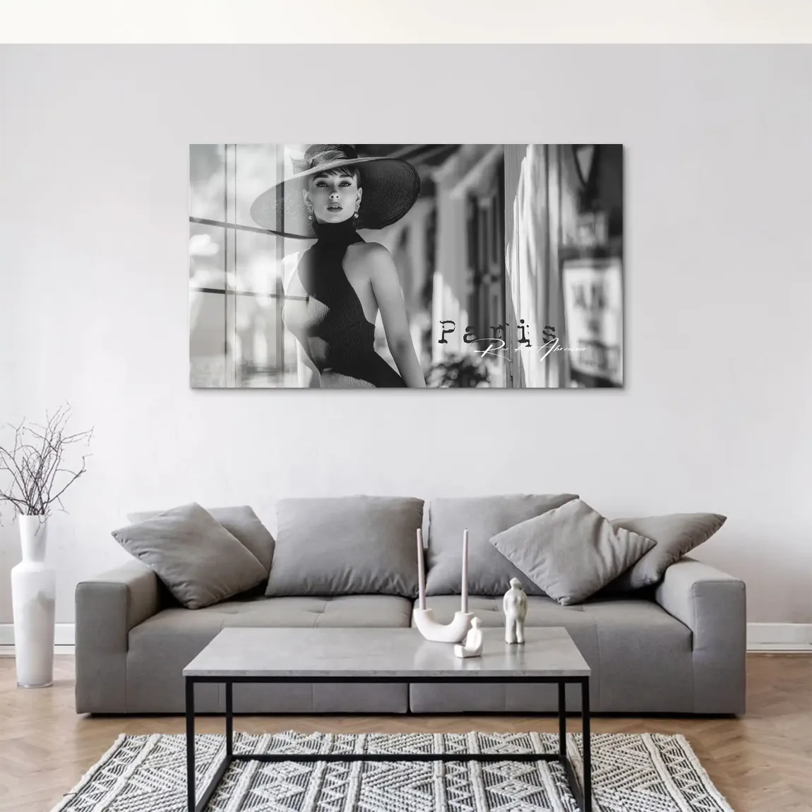 Audrey Hepburn Paris City Life Acrylglas Bild