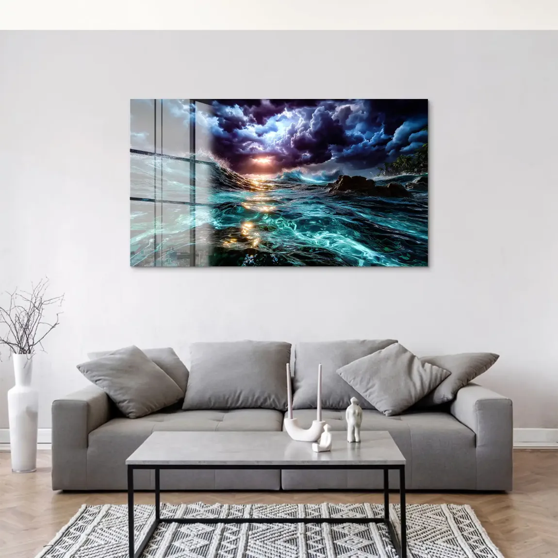 Ocean Storm Acrylglas Bild