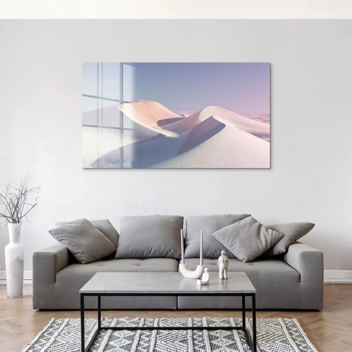 White Sand Acrylglas Bild